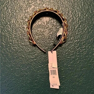NWT‎ Leopard Silk and Gold Eugenia Kim Headband